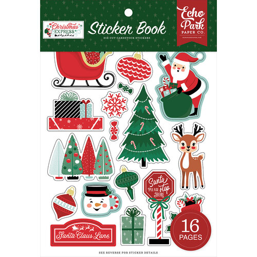 Echo Park - Christmas Express Collection - Sticker Book 1 Echo Park - Christmas Express Collection - Sticker Book