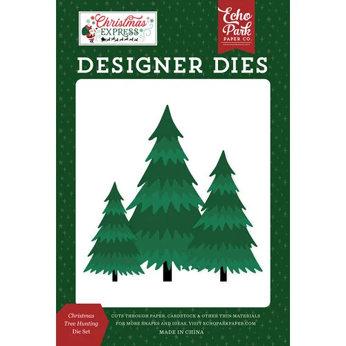 Echo Park - Christmas Express Collection - Designer Dies - Christmas Tree Hunting