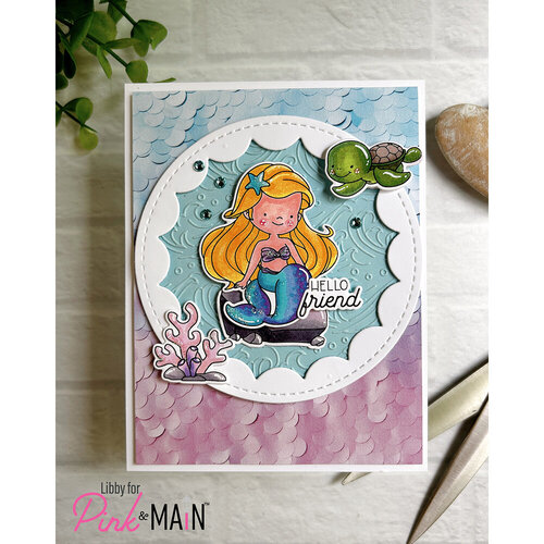 Pink and Main - Clear Photopolymer Stamps - Let's Make Waves 2 Pink and Main - Clear Photopolymer Stamps - Let's Make Waves