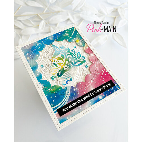 Pink and Main - 8.5 X 5.5 Paper Pack - Mermaid Seas
