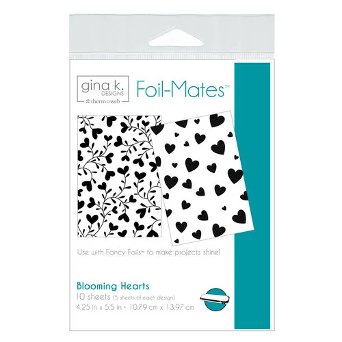 Gina K Designs - Foil-Mates - Blooming Hearts