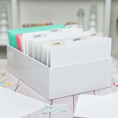Scrapbook.com - Medium Envelope Organizer Tabbed Dividers with Labels - White - 3 Pack - 21 Piece Set 4 Scrapbook.com - Medium Envelope Organizer Tabbed Dividers with Labels - White - 3 Pack - 21 Piece Set
