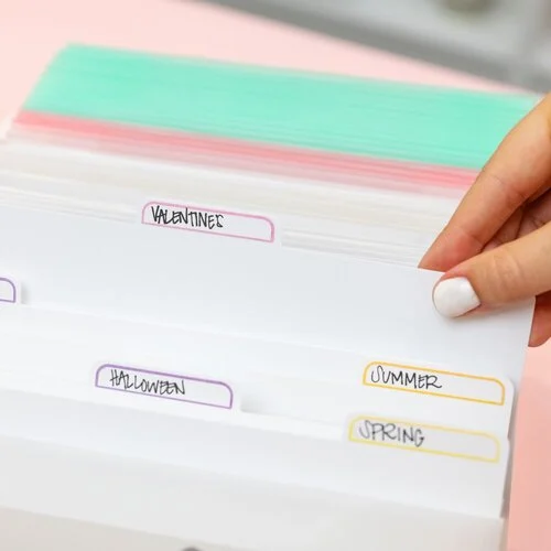 Scrapbook.com - Medium Envelope Organizer Tabbed Dividers with Labels - White - 3 Pack - 21 Piece Set 5 Scrapbook.com - Medium Envelope Organizer Tabbed Dividers with Labels - White - 3 Pack - 21 Piece Set