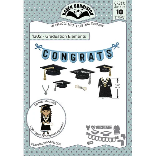 Karen Burniston - Craft Dies - Graduation Elements