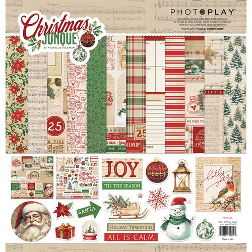 PhotoPlay - Christmas Junque Collection - 12 x 12 Collection Pack 2 PhotoPlay - Christmas Junque Collection - 12 x 12 Collection Pack