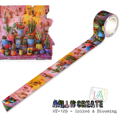 AALL and Create - Layer-It-Up Collection - Washi Tape - Spiked and Blooming