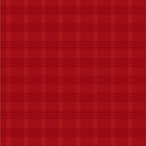 Echo Park - Santa Claus Collection - 12 x 12 Double Sided Paper - Red Dashed Plaid 2 Echo Park - Santa Claus Collection - 12 x 12 Double Sided Paper - Red Dashed Plaid