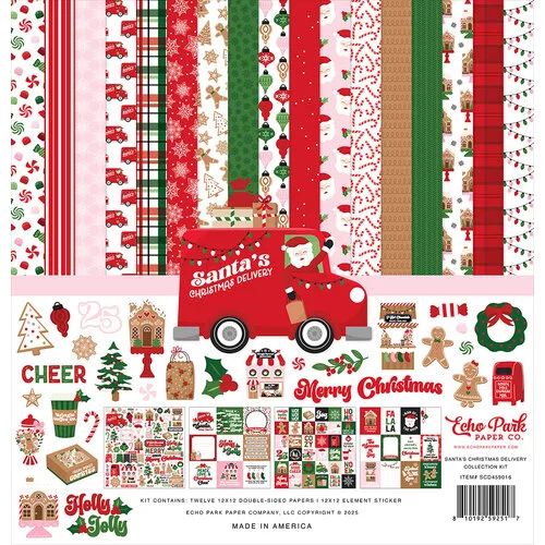 Echo Park - Santa's Christmas Delivery Collection - 12 x 12 Collection Kit 1 Echo Park - Santa's Christmas Delivery Collection - 12 x 12 Collection Kit