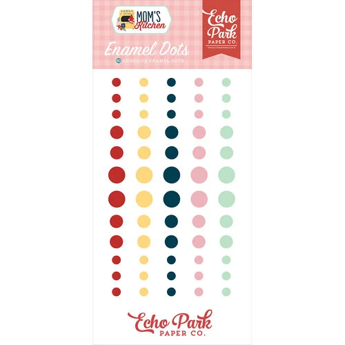 Echo Park - Mom's Kitchen Collection - Enamel Dots