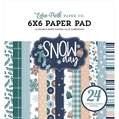 Echo Park - Snow Day Collection - 6 x 6 Paper Pad 1 Echo Park - Snow Day Collection - 6 x 6 Paper Pad