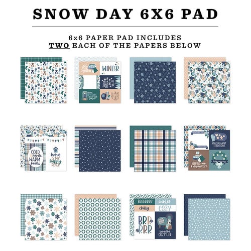 Echo Park - Snow Day Collection - 6 x 6 Paper Pad 2 Echo Park - Snow Day Collection - 6 x 6 Paper Pad