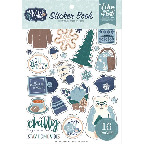 Echo Park - Snow Day Collection - Sticker Book