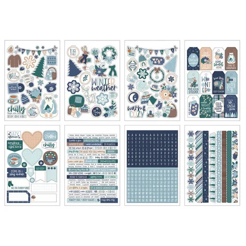 Echo Park - Snow Day Collection - Sticker Book