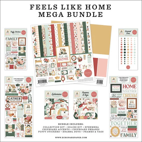 Carta Bella Paper - Feels Like Home Collection - 12 x 12 Mega Bundle 1 Carta Bella Paper - Feels Like Home Collection - 12 x 12 Mega Bundle