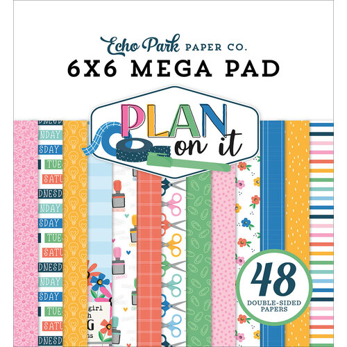 Echo Park - Plan On It Collection - 6 x 6 Mega Paper Pad