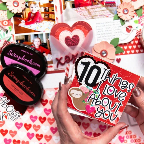 Scrapbook.com - Decorative Die Set - Nested Scalloped Hearts 10 Scrapbook.com - Decorative Die Set - Nested Scalloped Hearts