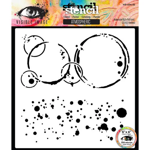 Visible Image - Love of Nature Collection - Stencils - Atmospheric