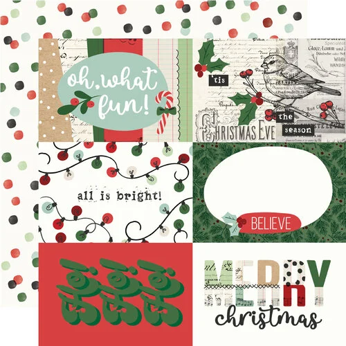 Simple Stories - All Wrapped Up Collection - 12 x 12 Double Sided Paper - 4 x 6 Elements