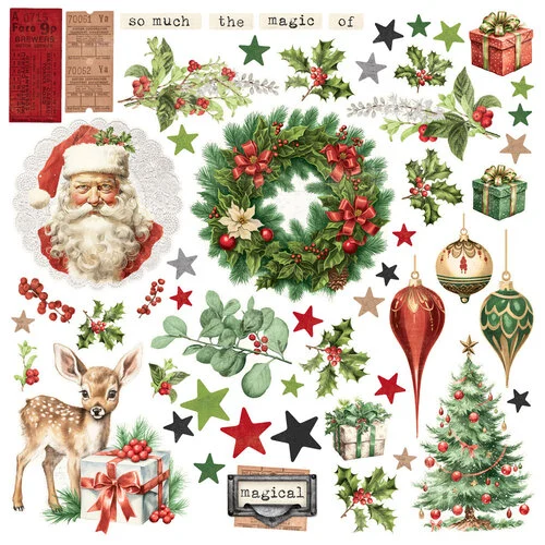 Simple Stories - Simple Vintage Believe Collection - Simple Pages - Page Kit 13 Simple Stories - Simple Vintage Believe Collection - Simple Pages - Page Kit