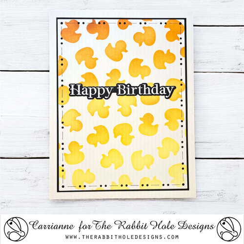 The Rabbit Hole Designs - Stencils - Oh, Duck!!
