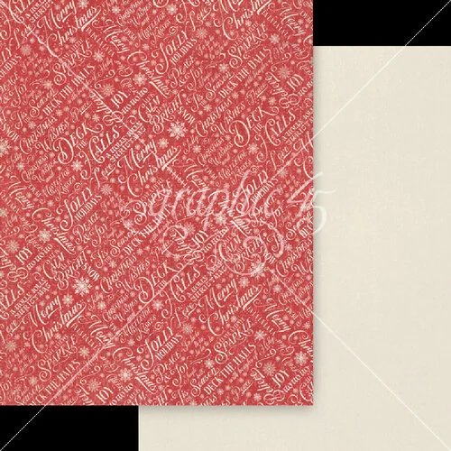 Graphic 45 - Deck The Halls Collection - 8.5 x 11 Patterns And Solids Paper Pack