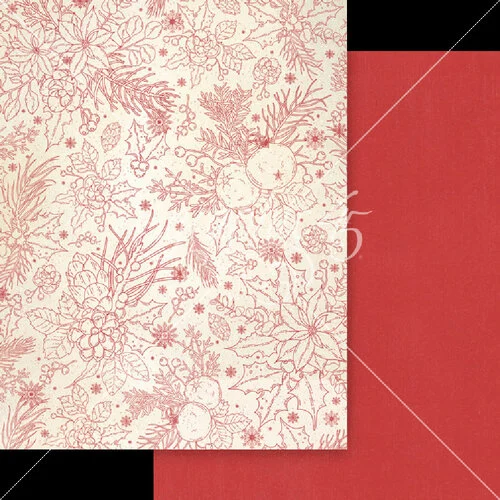 Graphic 45 - Deck The Halls Collection - 8.5 x 11 Patterns And Solids Paper Pack 3 Graphic 45 - Deck The Halls Collection - 8.5 x 11 Patterns And Solids Paper Pack