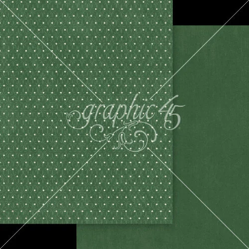Graphic 45 - Deck The Halls Collection - 8.5 x 11 Patterns And Solids Paper Pack 7 Graphic 45 - Deck The Halls Collection - 8.5 x 11 Patterns And Solids Paper Pack