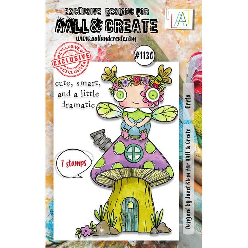 AALL and Create - Clear Photopolymer Stamps - Greta 1 AALL and Create - Clear Photopolymer Stamps - Greta