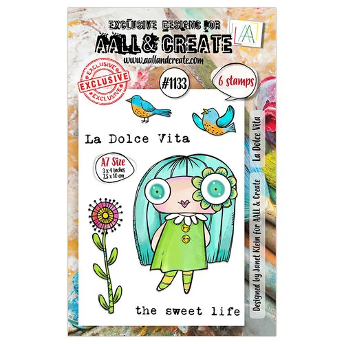 AALL and Create - Clear Photopolymer Stamps - La Dolce Vita