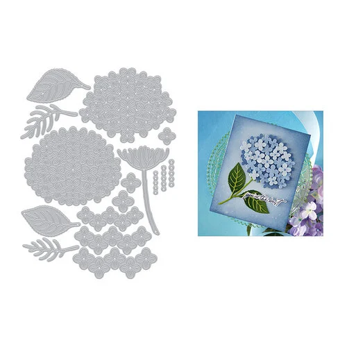 Hero Arts - Seaside Blooms Collection - Etched Dies - Layered Hydrangea 2 Hero Arts - Seaside Blooms Collection - Etched Dies - Layered Hydrangea