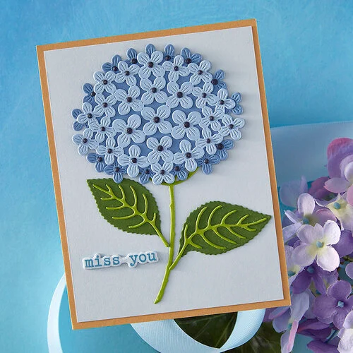 Hero Arts - Seaside Blooms Collection - Etched Dies - Layered Hydrangea 4 Hero Arts - Seaside Blooms Collection - Etched Dies - Layered Hydrangea