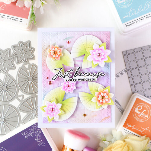 Pinkfresh Studio - Whispering Views Collection - Dies - Tranquil Water Lilies 6 Pinkfresh Studio - Whispering Views Collection - Dies - Tranquil Water Lilies