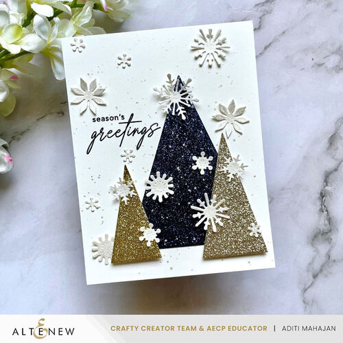 Altenew - 8.5 x 11 Glitter Cardstock Pack - Citrine