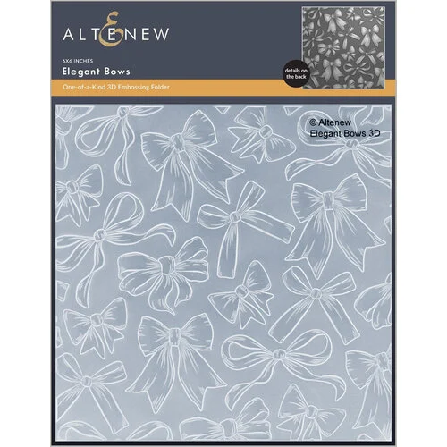 Altenew - 3D Embossing Folder - Elegant Bows