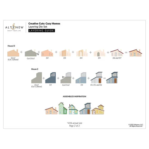 Altenew - Layering Dies - Creative Cuts - Cozy Homes 3 Altenew - Layering Dies - Creative Cuts - Cozy Homes