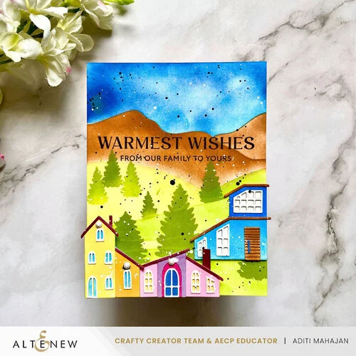 Altenew - Layering Dies - Creative Cuts - Cozy Homes 4 Altenew - Layering Dies - Creative Cuts - Cozy Homes