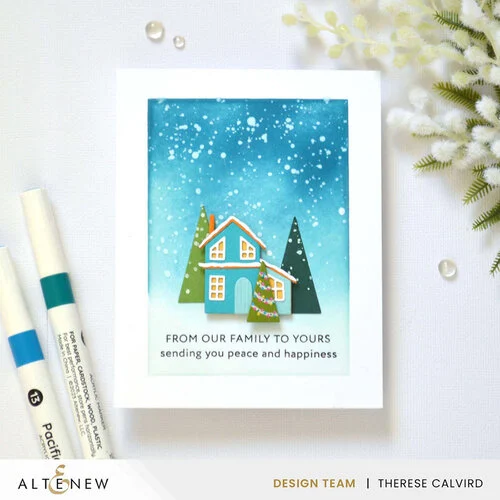 Altenew - Layering Dies - Creative Cuts - Cozy Homes 8 Altenew - Layering Dies - Creative Cuts - Cozy Homes