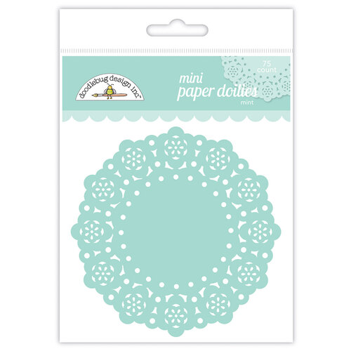Doodlebug Design - Paper Doilies - Mini - Mint 1 Doodlebug Design - Paper Doilies - Mini - Mint