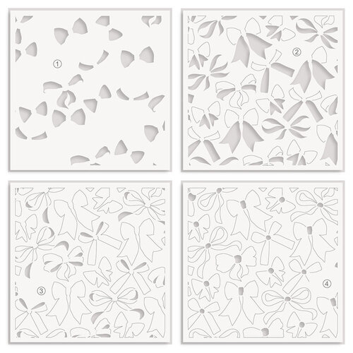Altenew - Stencils - Elegant Bows 2 Altenew - Stencils - Elegant Bows