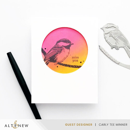 Altenew - Press Plate - Chickadee Chirps 2 Altenew - Press Plate - Chickadee Chirps