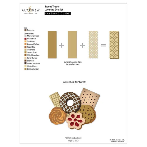 Altenew - Layering Dies - Sweet Treats 3 Altenew - Layering Dies - Sweet Treats