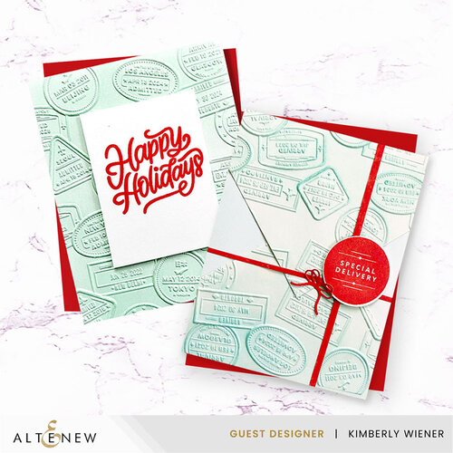 Altenew - Press Plate - Wrapped With Love