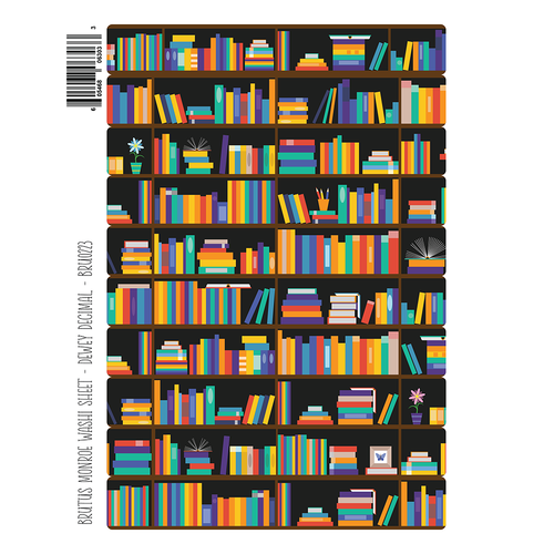 Brutus Monroe - Page Turner Collection - Washi Sheets - Dewey Decimal