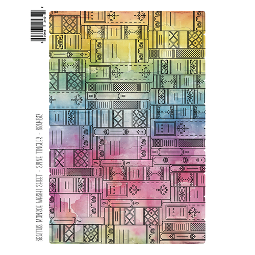 Brutus Monroe - Page Turner Collection - Washi Sheets - Spine Tingler