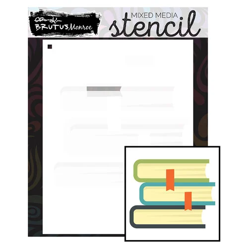 Brutus Monroe - Page Turner Collection - Stencils - Stacked Books