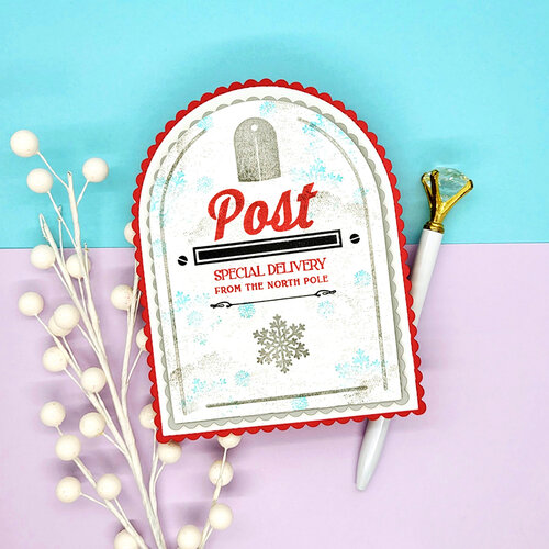 LDRS Creative - Cozy Corners Collection - Clear Photopolymer Stamps - North Pole Collage