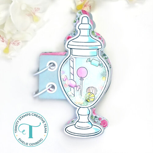 Trinity Stamps - Coloring Stencils - Candy Jar