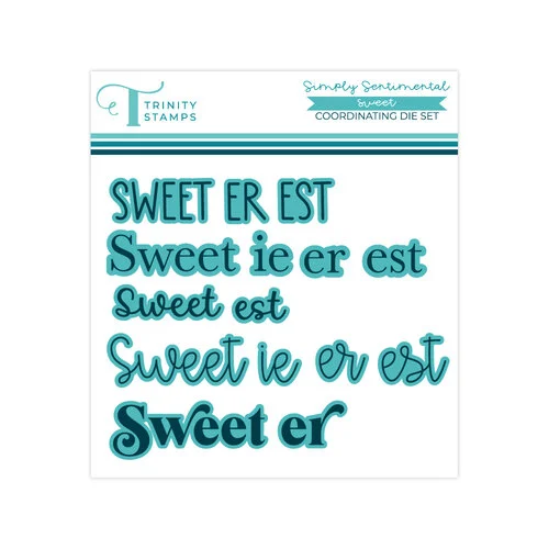 Trinity Stamps - Dies - Simply Sentimental - Sweet 1 Trinity Stamps - Dies - Simply Sentimental - Sweet