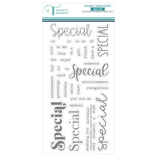 Trinity Stamps - Clear Photopolymer Stamps - Simply Sentimental - Special 1 Trinity Stamps - Clear Photopolymer Stamps - Simply Sentimental - Special