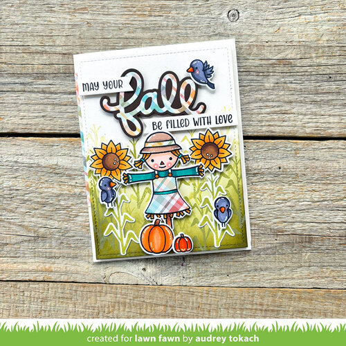 Lawn Fawn - Lawn Cuts - Dies - Scripty Fall Outline Add-On